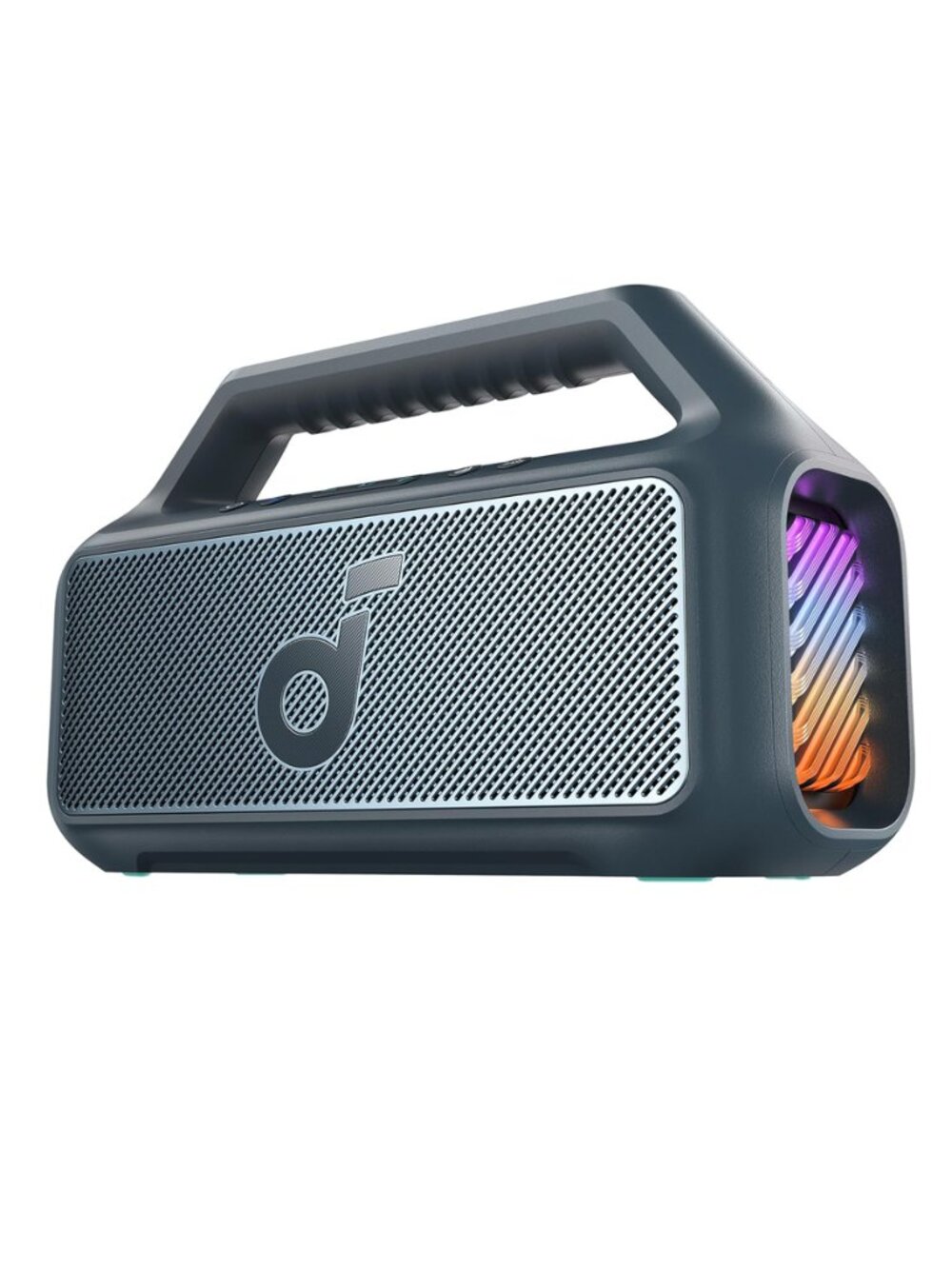 NEW Soundcore Boom 2 by Anker, 80W Outdoor Bluetooth Speaker, 24H Playtime, Blue